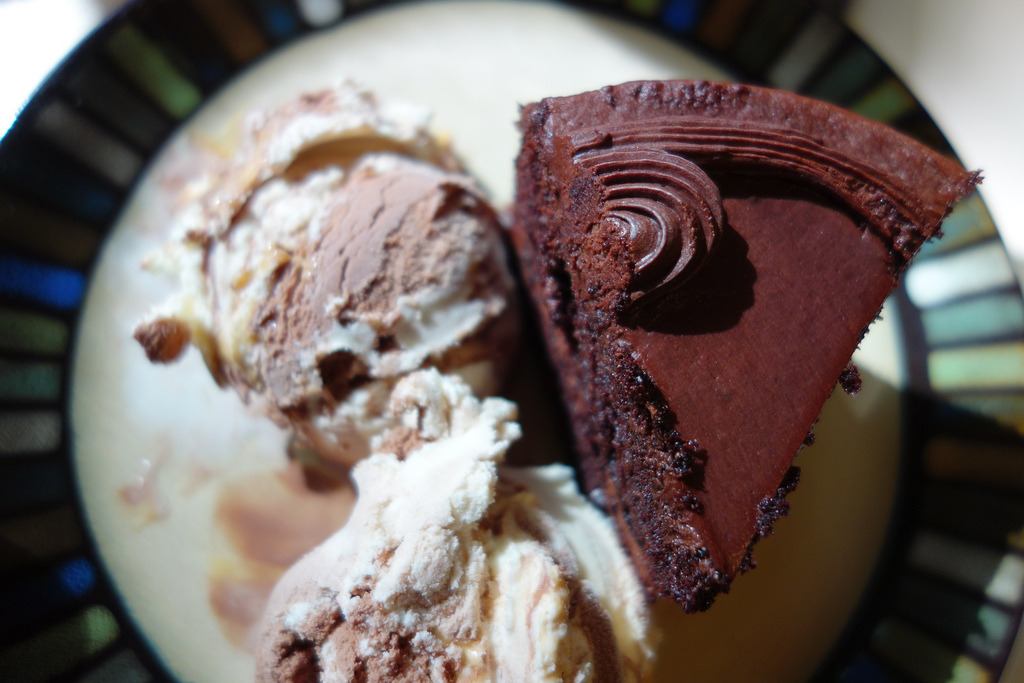 Chocolate Cake & Ice Cream