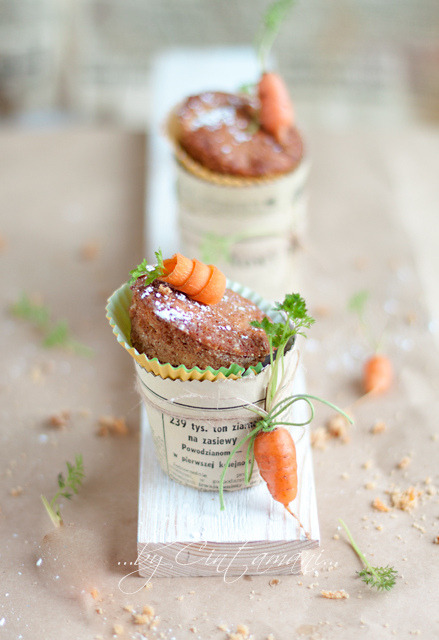 Carrot Cupcakes. by Cintamani, GreenMorning.pl on Flickr.