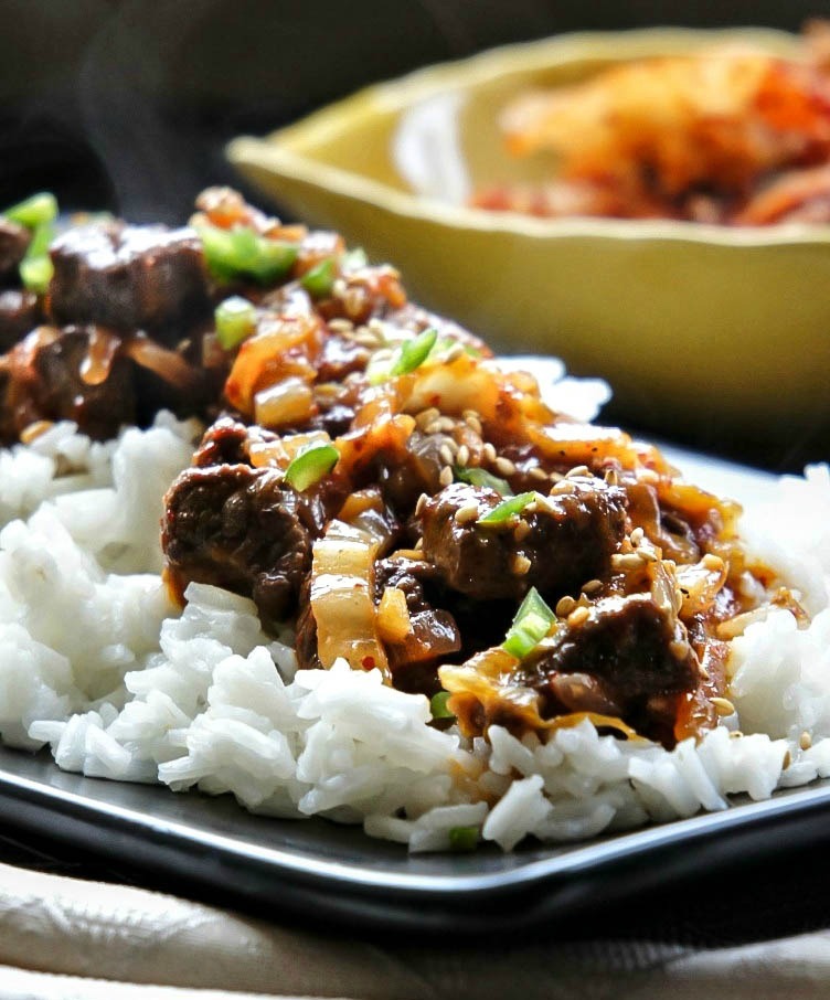 Slow Cooked Beef With Kimchi
