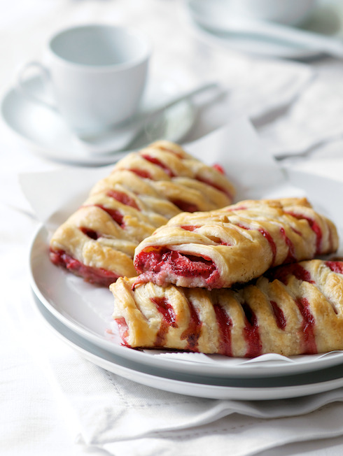 Strawberry Crossover Puff Pastries