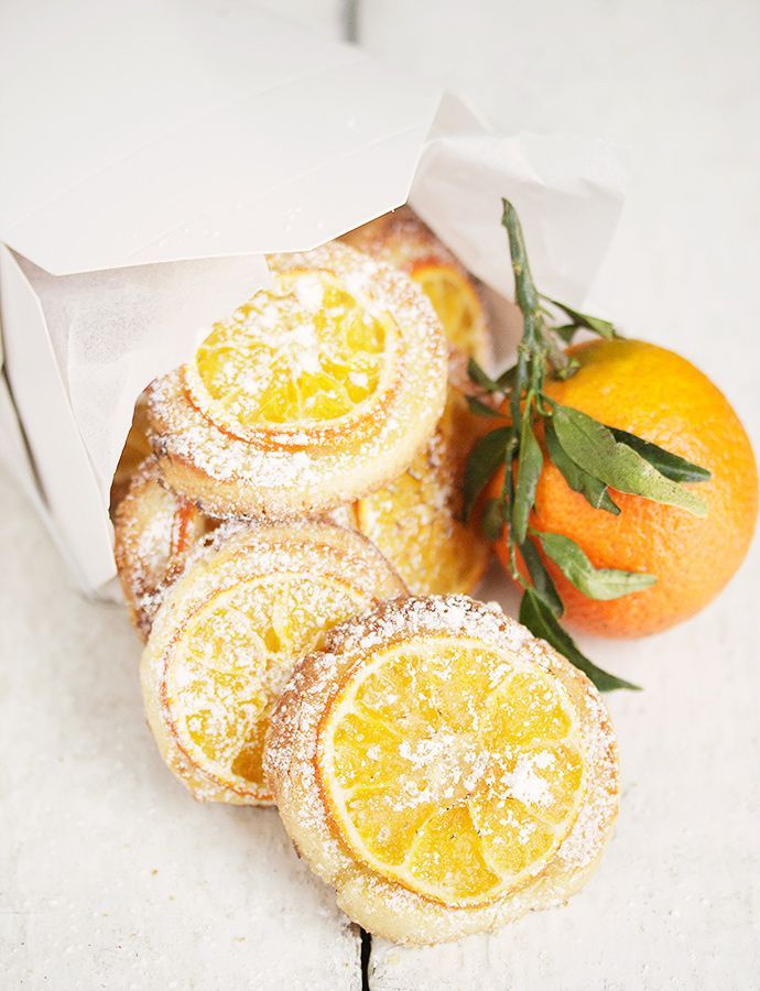 Mandarin Orange Tea Cookies