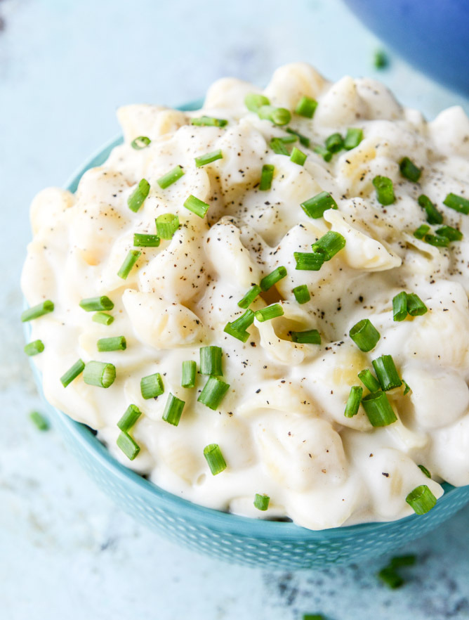 Stovetop Goat Cheese Shells and Cheese