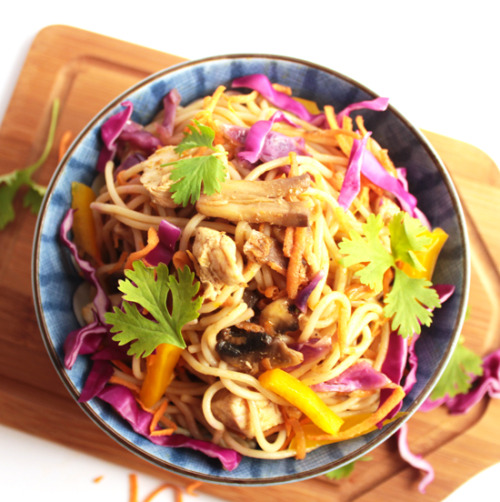 A delicious, healthy and quick take on the ever famous Chicken Chow Mein. Ready in just under 30 minutes.